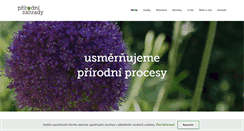 Desktop Screenshot of prirodnizahrady.cz